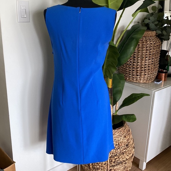 Elie Tahari Beautiful Women’s Sleeveless Cowl Neck Flare Dress - Picture 4 of 6